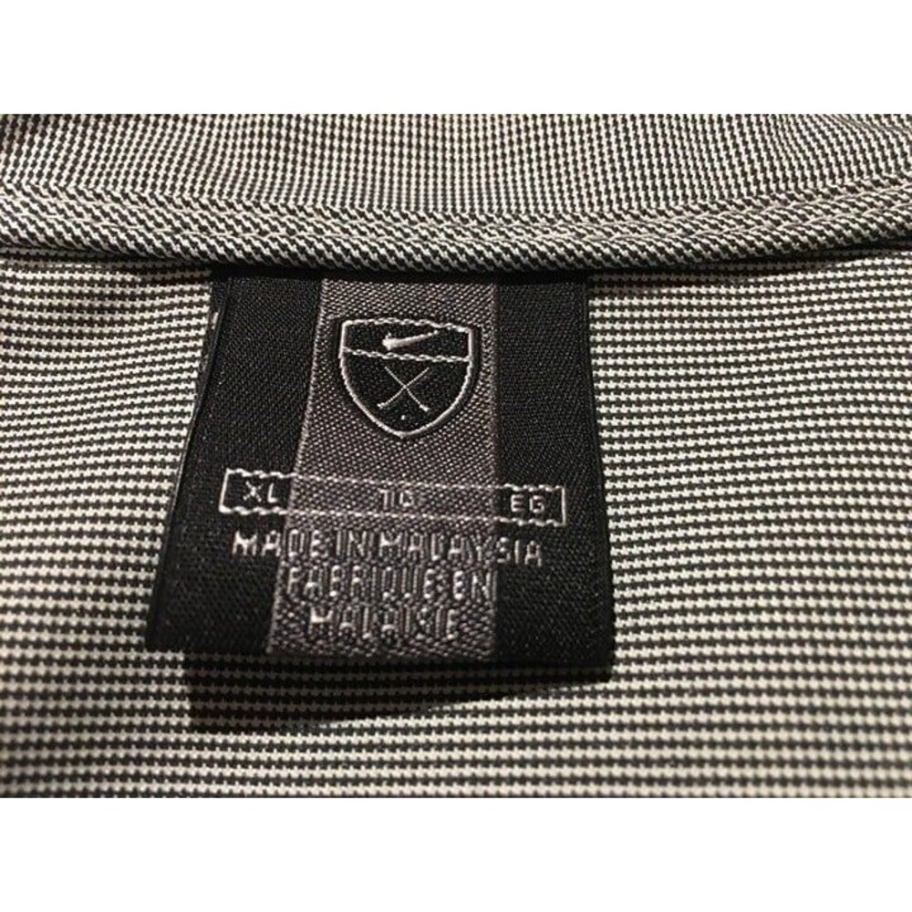 Nike Black/White Checked Pullover Jacket - image 3